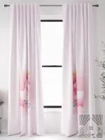 Комплект штор Хенмивен (розовый)
