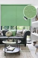 Рулонная штора Морзе, зеленый, 160х160 см