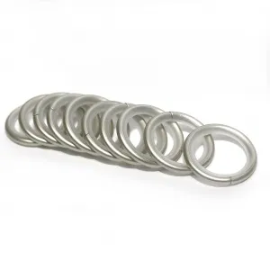 Металлические кольца, 10 шт, Матовый никель, Ø25х3,5мм в магазине LiveStor.ru