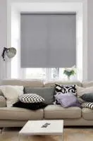 Рулонная штора Морзе, серый, 52х160 см