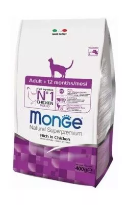 Monge Cat корм для взрослых кошек 400г в магазине LiveStor.ru