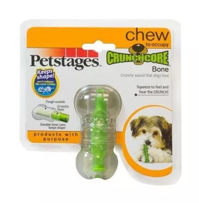 Petstages игрушка для собак &quot;Хрустящая косточка&quot; резиновая 8 см очень маленькая для собак в магазине LiveStor.ru