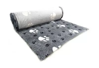 ProFleece коврик меховой Большая Лапа 1х1,6 м черный/белый в магазине LiveStor.ru