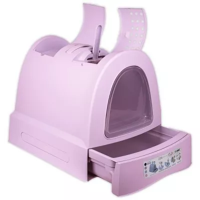 IMAC био-туалет для кошек ZUMA 40х56х42,5h см, пепельно-розовый в магазине LiveStor.ru