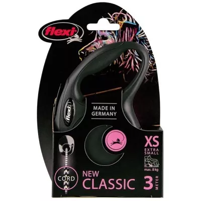 flexi рулетка New Classic XS (до 8 кг) 3 м трос черная в магазине LiveStor.ru