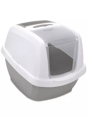 IMAC био-туалет для кошек MADDY 62х49,5х47,5h см, белый/бежевый в магазине LiveStor.ru