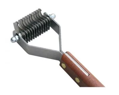 SHOW TECH стриппинг 12 ножей с деревянной ручкой для мягкой шерсти в магазине LiveStor.ru