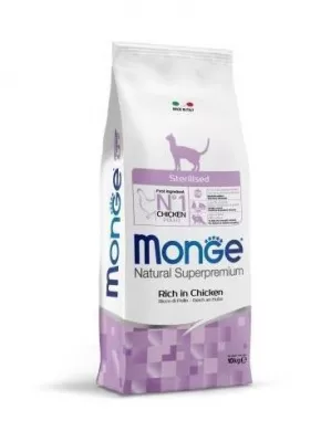 Monge Cat Sterilised корм для стерилизованных кошек 10 кг в магазине LiveStor.ru