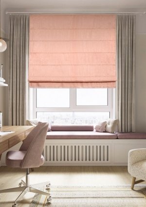 Римская штора Plain Lux цепочный механизм, цвет бежевый 120x160 см купить в интернет магазине LiveStor.ru
