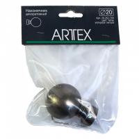 Наконечник для карниза Arttex шар ионический 20.262.709 титан - LiveStor.ru