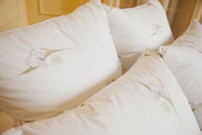 Подушка пуховая Natures "Царственный Ирис" 50х68 купить в интернет магазине LiveStor.ru