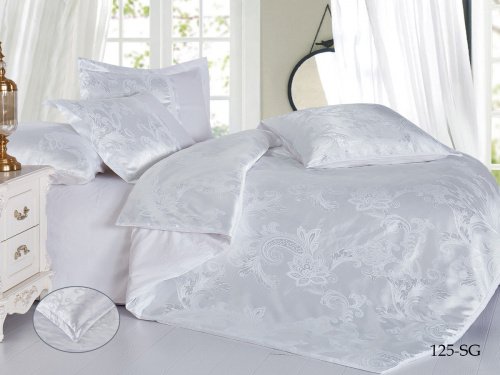КПБ Cleo Satin Jacquard двуспальный 180*215*1 220*240*1(±5) 50*70+5*2(±2) 70*70*2(±2) 21/125-SG купить в интернет магазине LiveStor.ru