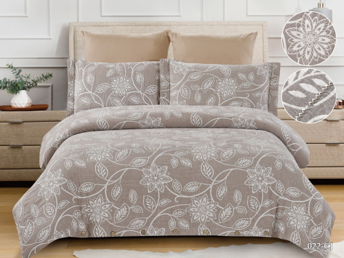 КПБ Cleo Cotton Jacquard евро 200*220*1 230*250*1(±5) 50*70+6,5*2(±2) 70*70*2(±2) 31/022-CJ купить в интернет магазине LiveStor.ru