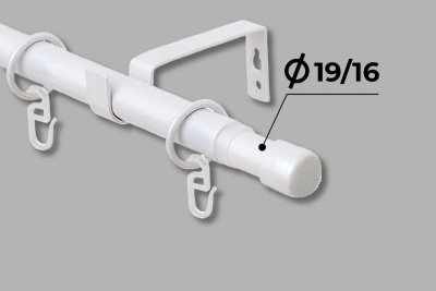 Карниз телескопический однорядный Arttex 160-300 см - LiveStor.ru