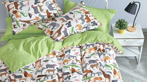 Комплект постельного белья Asabella 1,5-спальный, печатный сатин 1329-4XS купить в интернет магазине LiveStor.ru