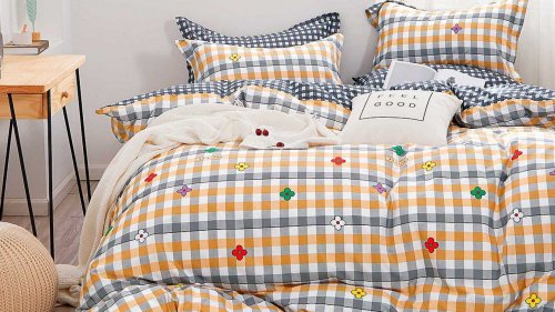 Комплект постельного белья Asabella 1,5-спальный, печатный сатин 1325-4XS купить в интернет магазине LiveStor.ru