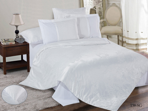 КПБ Cleo Satin Jacquard дуэт 150*215*2 230*250*1(±5) 50*70*2+5см(±2) 70*70*2(±2) 41/138-SG купить в интернет магазине LiveStor.ru